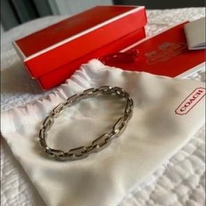 Coach Flat Chain Link Bangle